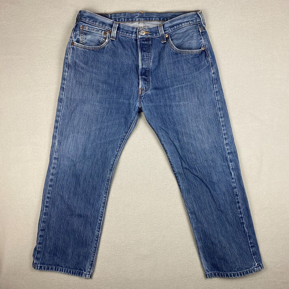 Levi's 501 XX Mens 36x30 Regular Fit Straight Leg Jeans Denim Vintage Button Fly